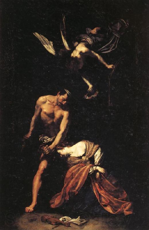 Orazio Riminaldi The Maryrdom of St.Cecilia France oil painting art